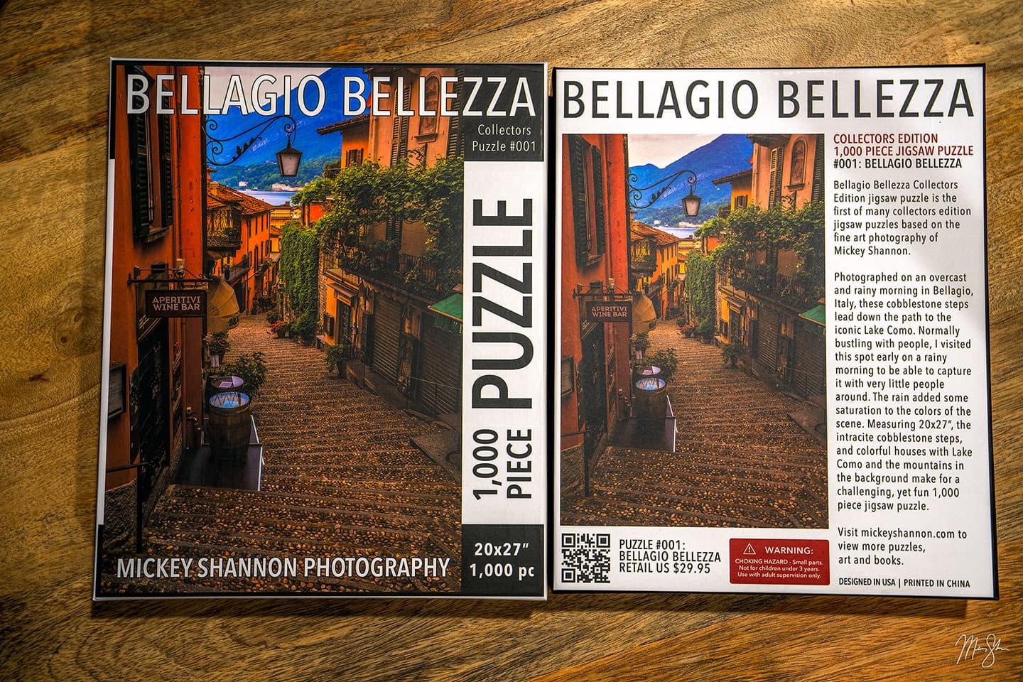 Bellagio Bellezza Collectors Edition Jigsaw Puzzle Back Cover