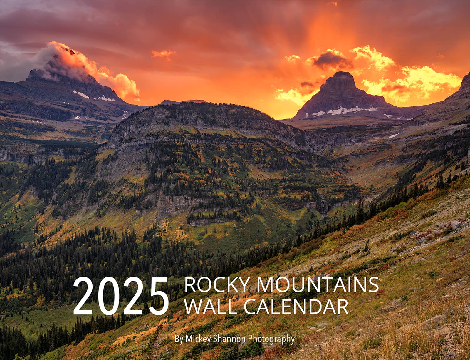 2025 Rocky Mountains Wall Calendar