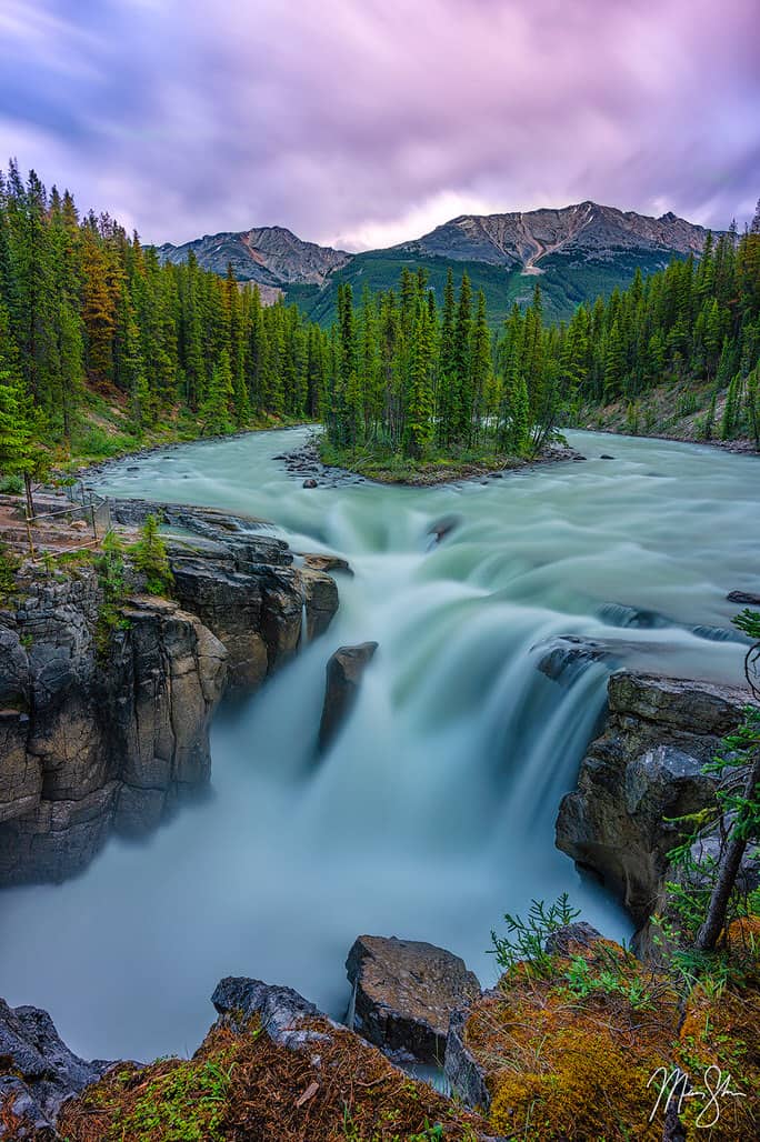 Smooth Sunwapta Falls | Sunwapta Falls, Jasper National Park, Alberta ...