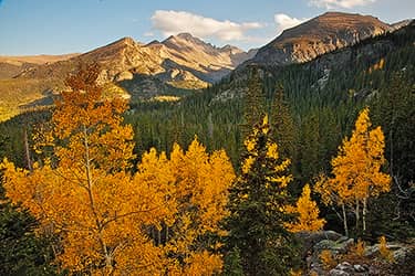 Autumn View of Longs Peak | Near Dream Lake, Rocky Mountain National ...