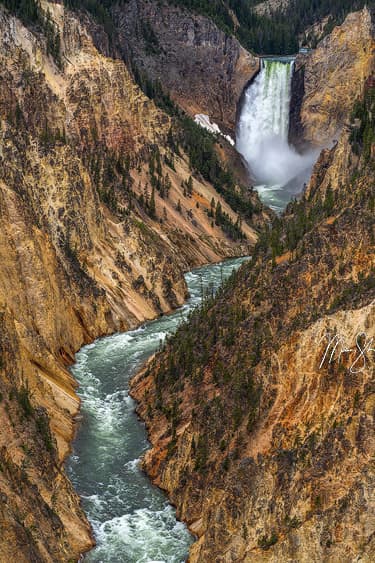 Mighty Falls of the Yellowstone | Lower Falls of the Yellowstone ...