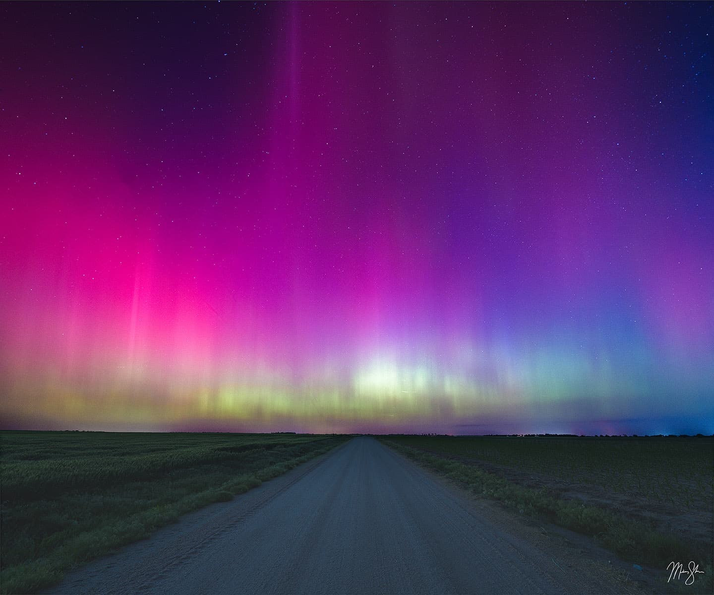 Northern Lights over Kansas - Goddard, KS