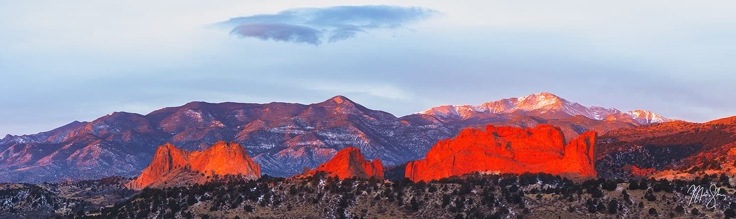 Sunrise over the Garden of the Gods - Garden of the Gods, Colorado