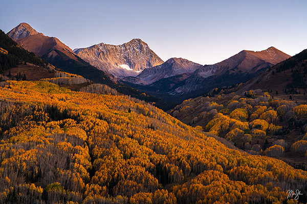 Twilight over Capitol Peak