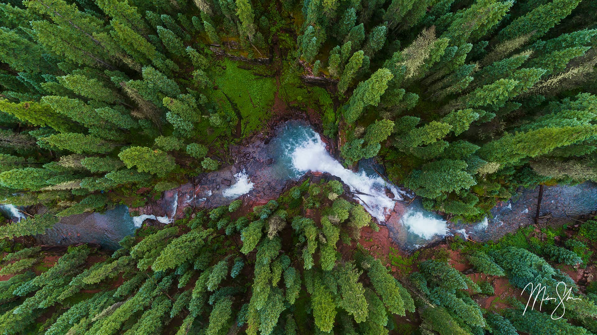 Aerial South Mineral Creek Falls | South Mineral Creek Falls, Silverton ...