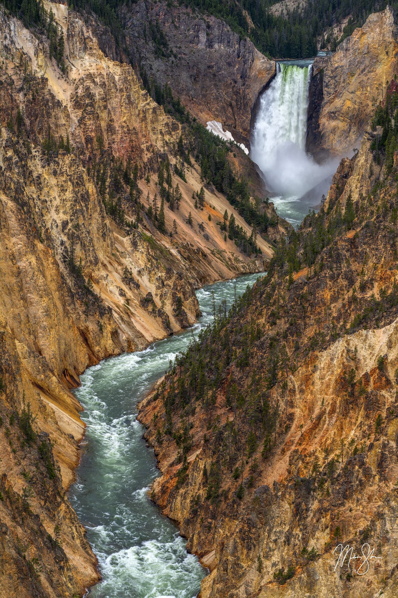 Mighty Falls of the Yellowstone | Lower Falls of the Yellowstone ...