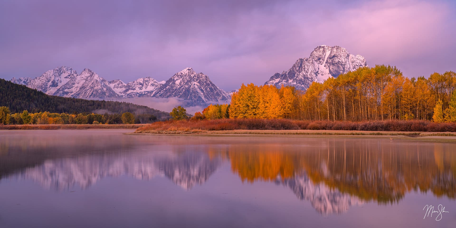 Oxbow Bend Crisp Autumn Sunrise | Oxbow Bend, Grand Teton National Park ...