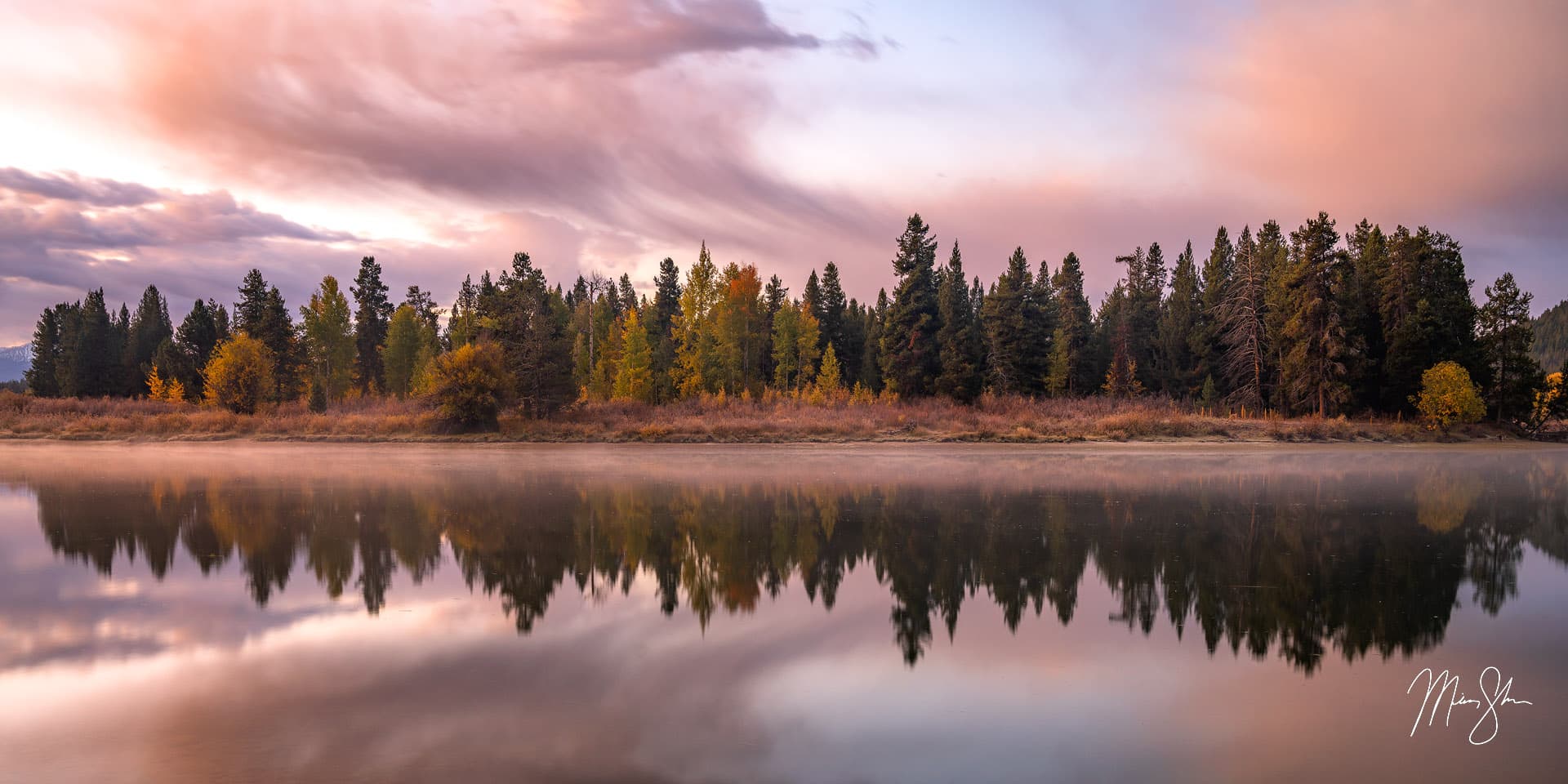 Snake River Autumn Reflections | Oxbow Bend, Grand Teton National Park ...