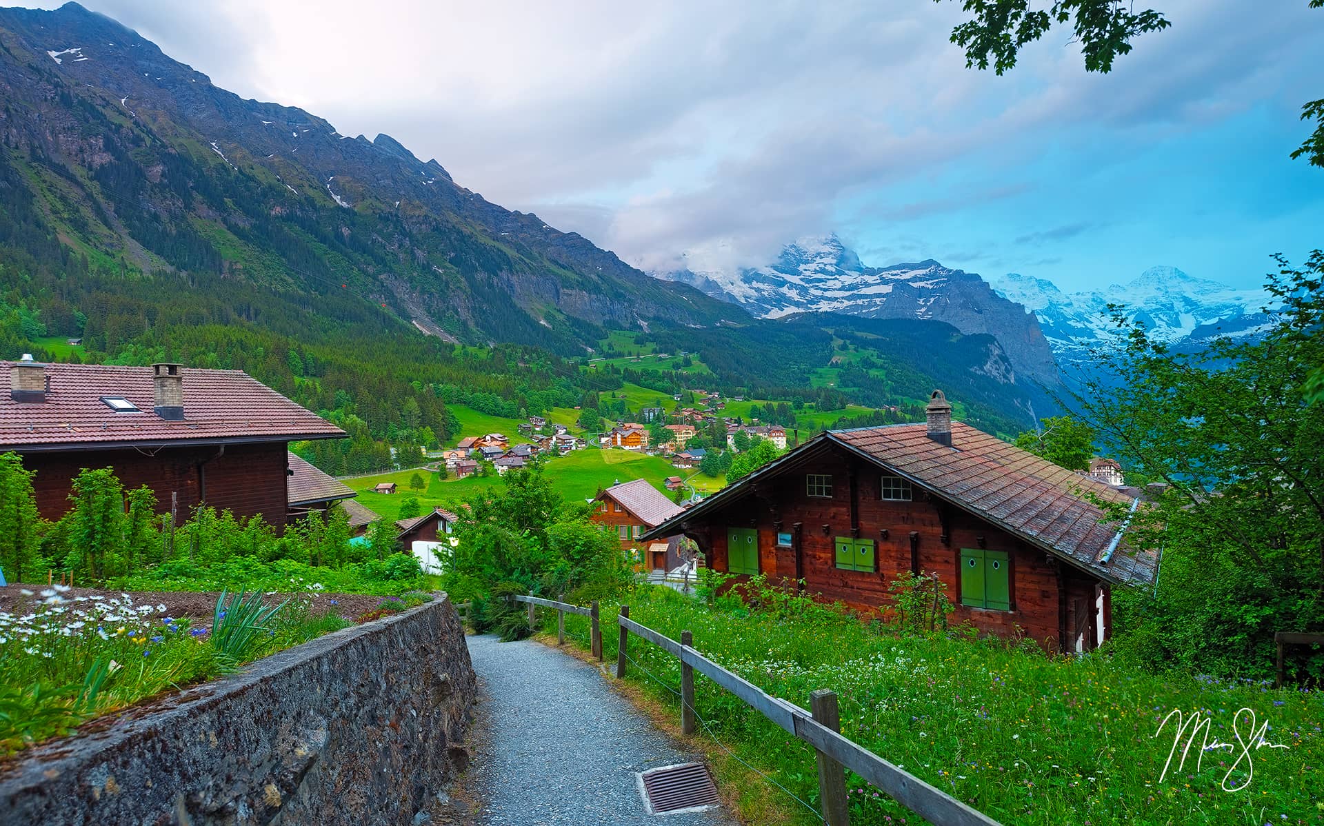 Wengen Sunset | Wengen, Switzerland | Mickey Shannon Photography